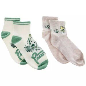Peanuts Playing Tennis Ankle Socks